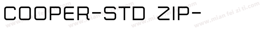cooper-std zip字体转换